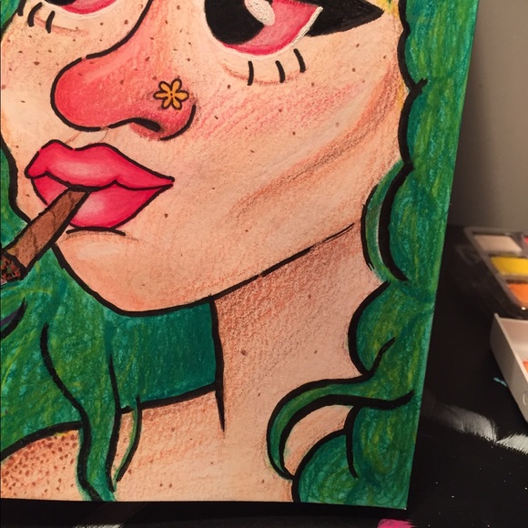Esmeralda painting - Picture 5 of 6